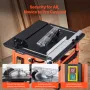 Table Saw for Jobsite, 210 mm, 1200W Portable Compact Tablesaw, 225mm Max Rip Capacity, 4800RPM Cutting Speed, with 24 Teeth Saw