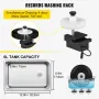 Ultrasonic Vinyl Record Cleaner 6L 40kHz Vinyl Ultrasonic Cleaning Machine Knob Control Record Ultrasonic Cleaner 8 Records Viny