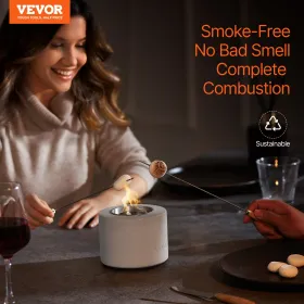 Bordbålskål Beton Pejs Indendørs Udendørs Terrasse Cylinder