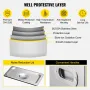 Ultrasonic Vinyl Record Cleaner 6L 40kHz Vinyl Ultrasonic Cleaning Machine Knob Control Record Ultrasonic Cleaner 8 Records Viny