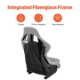 1 Sæt racersæde Integreret racestol med Velour Fabric & Slider