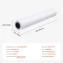 Wide Format Paper, 24 in x 150 ft Plotter Paper, 4 Rolls CAD Bond Rolls with 2 in Core, 20 LB Bond Paper Rolls, Idea for CAD Dra