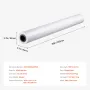 Wide Format Paper, 36 in x 150 ft Plotter Paper, 4 Rolls CAD Bond Rolls with 2 in Core, 20 LB Bond Paper Rolls, Idea for CAD Dra