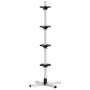 Tire Storage Rack, Heavy-Duty Steel Tire Tree Stand for 4 Tires with Rims, Space-Saving Tyre Holder for Tires up to 225mm Wide, 