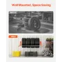 Wall Mounted Tire Rack, 31" - 56" Adjustable Tire Rack, Q235 Heavy-Duty Steel Tire Storage Rack for R14-R20 inch Standard Tires,