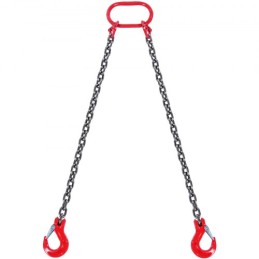 5/16" x 5' Chain Sling 2 Legs G80 Lifting Chain with Grab Hooks 6600 lbs