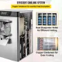 Cial Hard Ice Cream Machine 3,5-4,4 UK Gallon/H Rustfrit stål