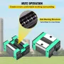3PCS Linear Rail 2-167.6 cm(0.78-66 Inch), Linear Bearings and Rails with 4PCS HSR20 Bearing Block, Linear Motion Slide Rails pl