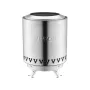 Tabletop Fire Pit,6 inch Stainless Steel Tabletop Fireplace Indoor Outdoor,Portable Rubbing Alcohol Burner Smores Maker,Wood Bur
