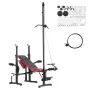 Weight Bench, Multi-Functional Adjustable Bench, 600lbs Exercise Sit up Bench for Full Body Workout, Weight Bench Press for Home