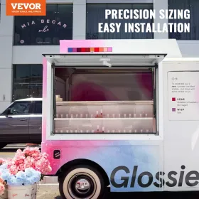 48 "L X 36" W Concession Stand Servering Window Food Truck