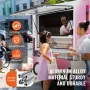48 "L X 36" W Concession Stand Servering Window Food Truck