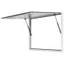 Concession Window for Food Truck, 48"x36" Aluminum Alloy Food Truck Service Window, Up to 85 Degrees Stand Serving Window with A