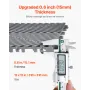 Interlocking Drainage Mat, 12” x 12” Modular Interlocking Cushion, 40 Pcs Splicing Drainage Mats, Non-Slip Gray PP Drainage Floo