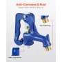 Frost Free Outdoor Faucet, Freeze Proof Yard Hydrant Complete Head Assembly, with G 1" Galvanized Pipe Thread & G 3/4" Hose Conn