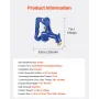 Frost Free Outdoor Faucet, Freeze Proof Yard Hydrant Complete Head Assembly, with G 1" Galvanized Pipe Thread & G 3/4" Hose Conn