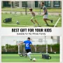 Soccer Rebounder Board Portable Soccer Wall med 2 vinkler