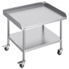 Stainless Steel Work Table 30"x36" Commercial Food Prep Table W/ 4 Casters