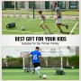 Soccer Rebounder Board, 40"X12" Portable Soccer Wall with 2 Angles Rebound, Foldable HDPE Kickback Rebound Board, Soccer Trainin