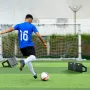 Soccer Rebounder Board, 40"X12" Portable Soccer Wall with 2 Angles Rebound, Foldable HDPE Kickback Rebound Board, Soccer Trainin