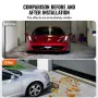 Garageporttærskel og bundtætningssæt 10 FT universel vandtæt PVC