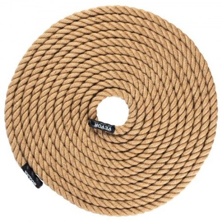 1"x50FT Gym Climbing Rope Fitness Strength Training Rope Home Exercise