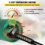 Roofing Welder, 6 PCS PVC Welding Gun, 1600W Hot Air Plastic Welder, 220V PVC Heat Gun, Plastic Welder with Mica Pipe Heating Co