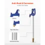 Frost Proof Yard Hydrant, 3.25FT Freeze-Proof Outdoor Faucet with 12" Bury Dept, G 3/4" Pipe Connection & G 3/4" Hose Coupling, 