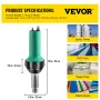 Roofing Welder, 6 PCS PVC Welding Gun, 1600W Hot Air Plastic Welder, 220V PVC Heat Gun, Plastic Welder with Mica Pipe Heating Co