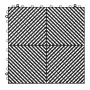 Interlocking Drainage Mat, 15.7” x 15.7” Modular Interlocking Cushion, 24 Pcs Splicing Drainage Mats, Non-Slip Black PP Drainage