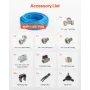 Air Compressor Line Kit, 100FT x 3/4", HDPE-Aluminum Compressed Air Piping System, Leak-Proof, Pressure-Resistant & Easy-to-Inst