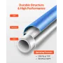 Air Compressor Line Kit, 100FT x 3/4", HDPE-Aluminum Compressed Air Piping System, Leak-Proof, Pressure-Resistant & Easy-to-Inst