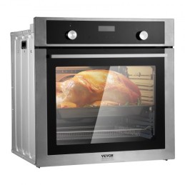 Single Wall Oven 24" Electric Built-in Wall Oven 9 Functions 2.68 Cu. Ft