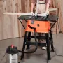 Bordsav med stativ, 1800 W bærbar kompakt tabellersaw, 254 mm