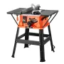 Table Saw with Stand, 1800 W Portable Compact Tablesaw, 254 MM Saw Blade O.D, 200 MM Max. Cutting Capacity, 4800 RPM Cutting