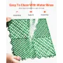 Interlocking Drainage Mat, 50 Pcs Modular Interlocking Cushion, 12” x 12” Splicing Drainage Mats, Non-Slip Green PP Drainage Flo
