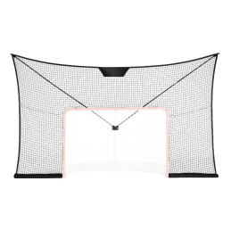 Hockey -mål Backstop Net Street Hockey Sport Target Netting Outdoor 12x7ft