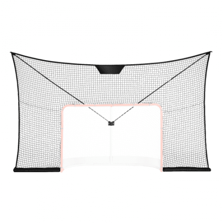 Hockey -mål Backstop Net Street Hockey Sport Target Netting Outdoor 12x7ft