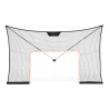Hockey -mål Backstop Net Street Hockey Sport Target Netting Outdoor 12x7ft