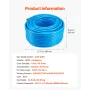 Air Compressor Line Kit, 300FT x 3/4", HDPE-Aluminum Compressed Air Piping System, Leak-Proof, Pressure-Resistant & Easy-to-Inst