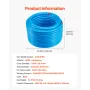 Air Compressor Line Kit, 200FT x 3/4", HDPE-Aluminum Compressed Air Piping System, Leak-Proof & Easy-to-Install, Compressed Air 