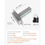 HVAC Air Purifier Whole House, 18W 9inch, Light in Duct for Ac (Air Conditioning) Duct, Air Scrubber with 2 Bulb, PCO Technology