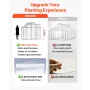 Polycarbonate Greenhouse, 6 x 4 Ft, Outdoor Greenhouse with Adjustable Vent Windows, Pavilion Styled Greenhouse with Sliding Doo