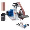 Belt Grinder Sander 72 x 2-Inch Variable Speed with VFD 3 Grinding Moulds