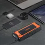 Jump Starter, 3000A Peak, Car Battery Starter Power Pack, Portable Battery Booster with Air Compressor, Jumper Cables, LCD Displ
