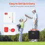 Baghaven golfspil 3 hul bærbart spand golfspil til børn og