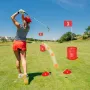 Baghaven golfspil 3 hul bærbart spand golfspil til børn og