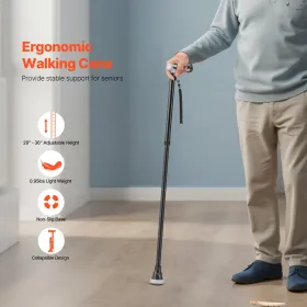 Walking Cane For Man Woman Folding Walking Stick 8-niveau