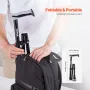 Walking Cane for Man Woman, Folding Walking Stick with 8-Level Adjustable Height & Anti-Slip Tip, Lightweight and Portable Alumi