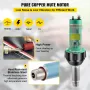 Roofing Welder, 4 Pcs PVC Welding Gun, 1600W Hot Air Plastic Welder, 220V PVC Heat Gun, Plastic Welder with Mica Pipe Heating Co